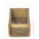 Solid wood antique brick mold box 