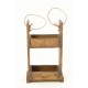 Brick Mould Storage Stand made as a shelving stand from two wooden brick mould