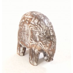 Small Carved Wooden Elephant