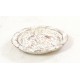 Small White Distressed Wooden 30cm Plate