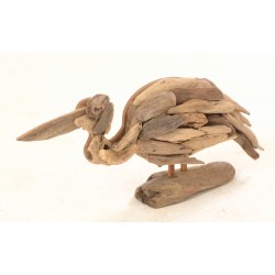 Hunting Driftwood Bird made from reclaimed and uniquepieces of wood