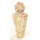 Pale Teak Ball made from individual teak wood pieces and treated to a pale wood finish