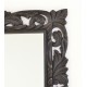 Vintage Ornate Thin Black Mirror
