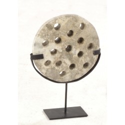 Stone Carved Disc on Stand