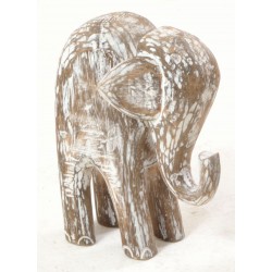 Large Carved Elephant