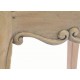 Solid wood two drawer side table or bedside with swan handles cabriole legs and bleached wood finish