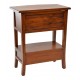 Pacific Telephone Table made from solid mahogany with two drawers over single larger drawer and lower drawer