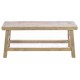 Terstle style bench made from solid wood with a stripped back wood finish