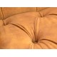 Velvet covered chesterfield design of sofa, fabric is a deep grey coloured very soft velvet