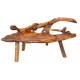 Solid wood bench made from teak root bench with an idividual style and shape