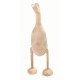 Large bamboo duck with webbed feet and unfinished for you to decorate how you wish
