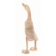Large bamboo duck with webbed feet and unfinished for you to decorate how you wish